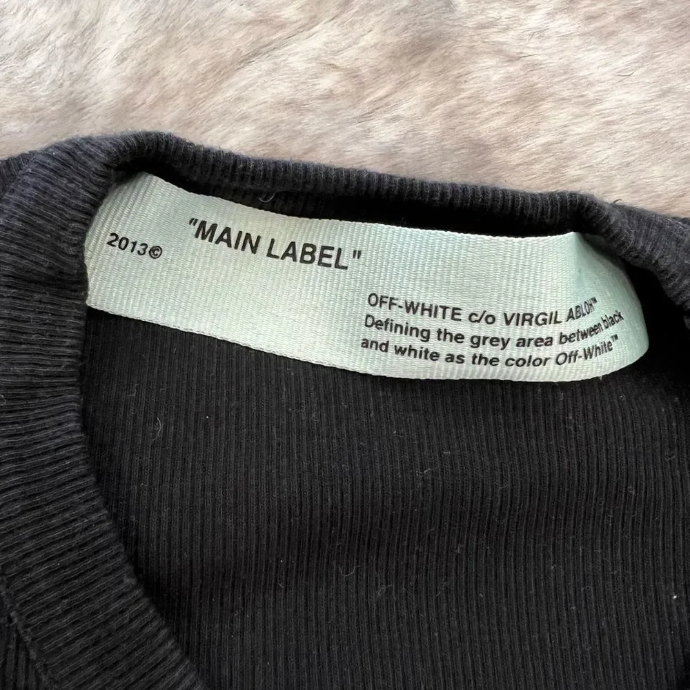 OFF-WHITE CROP TOP - Picture 3 of 5